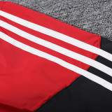 2023/24 M Utd Red Black Windbreaker