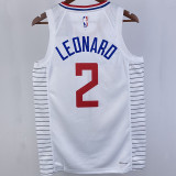 2023/24 Clippers LEONARD #2 White NBA Jerseys