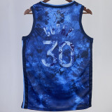 2023/24 Warriors CURRY #30 Blue Honor Edition NBA Jerseys