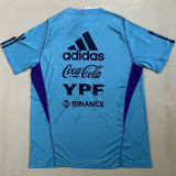 2024 Argentina Blue 3 Start Training Jersey 3星 背后有广告