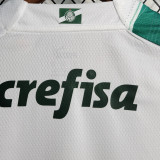 2023/24 Palmeiras Away White Kids Soccer Jersey