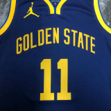 Warriors THOMPSON #11 Royal Blue NBA Jerseys