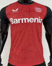 2024/25 LeverKusen Home Red Player Version Soccer Jersey