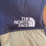 1996 THE N FACE Light Green Vest Down Jackets