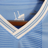 STONES #5 Man City 1:1 Home Blue Fans Jersey 2023/24 (UCL Font)