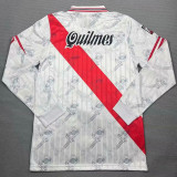 1996 River Plate Home Retro Long Sleeve Soccer Jersey