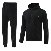 2025 Nk~ Black Zipper Jacket Tracksuit