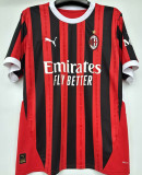 THEO #19 AC Milan 1:1 Quality Home Fans Soccer Jersey 2024/25 意甲字体