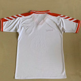 1998 Denmark Away White Retro Soccer Jersey