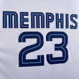 2023/24 Grizzlies ROSE #23 White NBA Jerseys