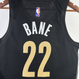 2023/24 Grizzlies BANE #22 Black City Edition NBA Jerseys Hot Pressed