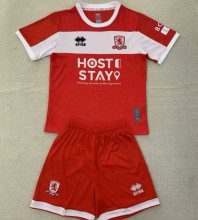 2024/25 Middlesbrough Home Red Kids Soccer Jersey
