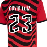 2022/23 Flamengo 1:1 Third Red Black Fans Soccer Jersey
