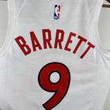 2023 Toronto Raptors BARRETT #9 White NBA Jerseys