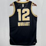 2025 Mavericks MORANT #12 Black Honor Edition NBA Jerseys