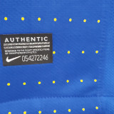 2010 Brazil Away Blue Retro Soccer Jersey
