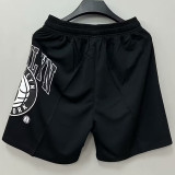 2023/24 Nets Black NBA Cotton Pants