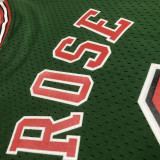 2008/09 Bulls ROSE #1 Retro Green NBA Jerseys热压