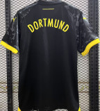 2023/24 BVB Away Black Fans Soccer Jersey