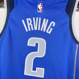 Mavericks IRVING #2 Blue Kids NBA Jersey 热压