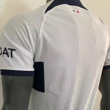 2023/24 PSG Away White Player Version Soccer Jersey