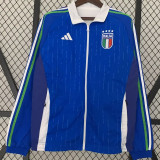 2024 Italy Blue White Reversible Windbreaker 双面