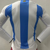 2024/25 Argentina Home Player Version Long Sleeve Jersey (Have FlFA World Champion 2022 有胸前章)