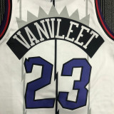 Toronto Raptors VANVLEET #23 Retro White NBA Jerseys