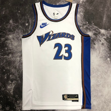 Wizards JORDAN #23 White Retro NBA Jerseys