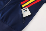 2025 Spain Sapphire Blue Jacket Tracksuit
