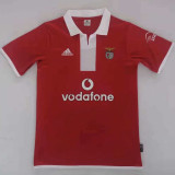 2004/2005 Ben-fica Home Red Retro Soccer Jersey