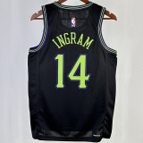 2023/24 Pelicans INGRAM #14 Black City Edition NBA Jerseys