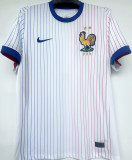 MBAPPE #10 France 1:1 Quality Away White Fans Jersey 2024/25