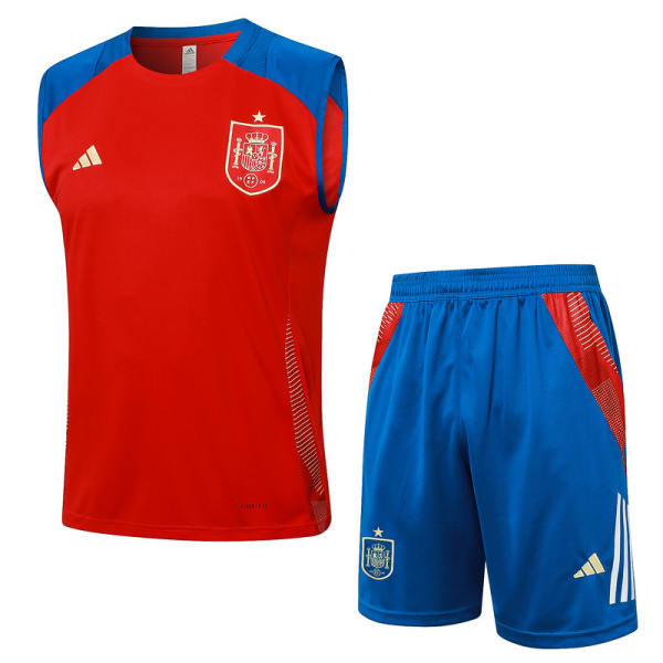 2024/25 Spain Red Vest Training Jersey(A Set)