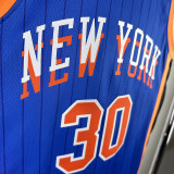 2023/24 NY Knicks RANODLE #30 Blue City Edition NBA Jerseys