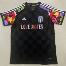 2024 Italy x Love Unites Black Fans Jersey