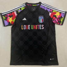 2024 Italy x Love Unites Black Fans Jersey