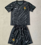 2024/25 France Goalkeeper Kids Soccer Jersey