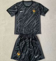 2024/25 France Goalkeeper Kids Soccer Jersey
