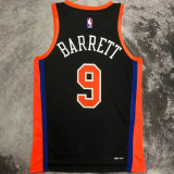 2023 NY Knicks BARRETT #9 Black City Edition NBA Jerseys