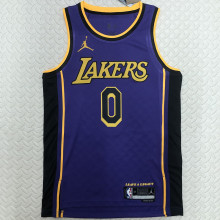 Lakers WETBROOK #0 Blue NBA Jerseys