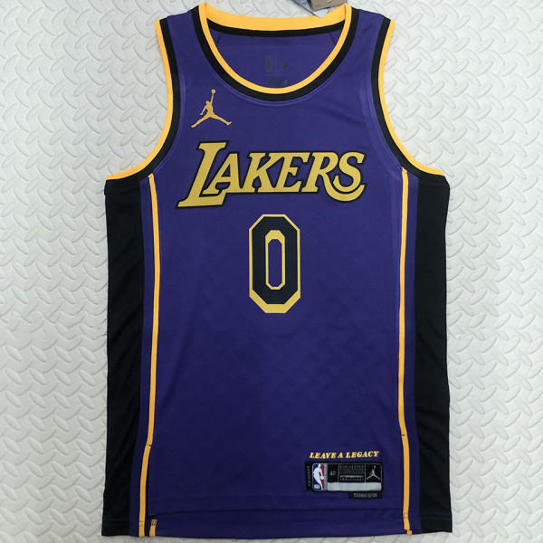Lakers WETBROOK #0 Blue NBA Jerseys