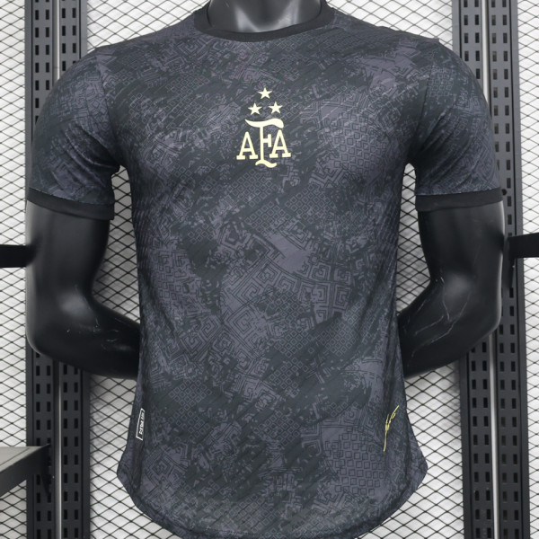 2024 Argentina Black Special Edition Player Version Jersey