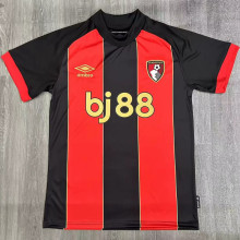 2024/25 Bournemouth Home Fans Soccer Jersey 带胸前广告