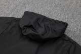 2024 Man City Black Hoody Zipper Jacket Windbreaker
