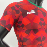 2023/24 Morocco Home Red Player Version Jersey