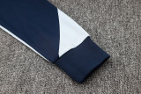 2025 France Sapphire Blue Kids Jacket Tracksuit