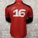 2023 Ferrari F1 Charles Leclerc #16 Red POLO T-Shirt 有领