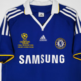 2008 CFC UCL FINAL MOSCOW Blue Retro Soccer Jersey