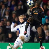 DROGBA #11 CFC Third Black Retro Soccer Jersey 2010/2011 (UCL Font 欧冠字体)